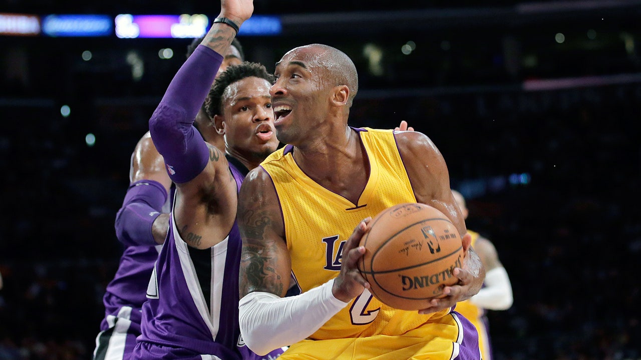 Kobe leads late comeback as Lakers beat Kings, snap 3-game skid